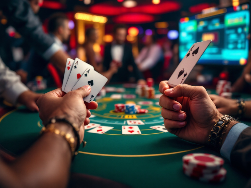 Winning Strategies for Multi-hand Blackjack and Online Gambling